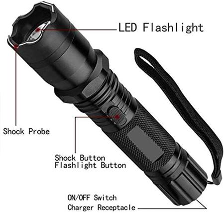 Imagem de Lanterna Led de Segurança Type 1101 Flashlight Police Tática