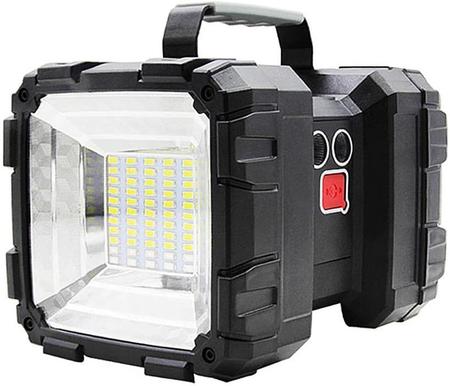 Imagem de Lanterna LED Holofote Farolete Alto Alcance Super Forte 40w Recarregável USB Camping Pesca Noturna