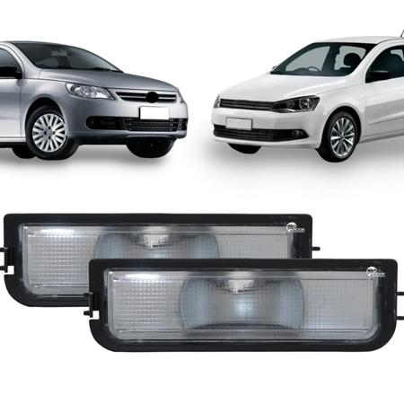 Imagem de Lanterna Luz Placa Par Gol G5 Voyage 2009 2010 2011 2012 2013 2014 2015