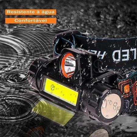Lanterna Recarregável Led Bateria Lt-399 Capacete Cabeça - Luatek Imagem de Lanterna Recarregável Led Bateria Lt-399 Capacete Cabeça