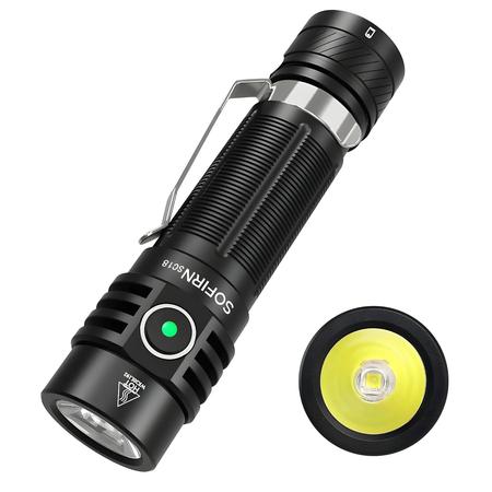 Imagem de Lanterna Recarregável Sofirn SC18 EDC - 1800lm, LED SST40, USB-C, 18650