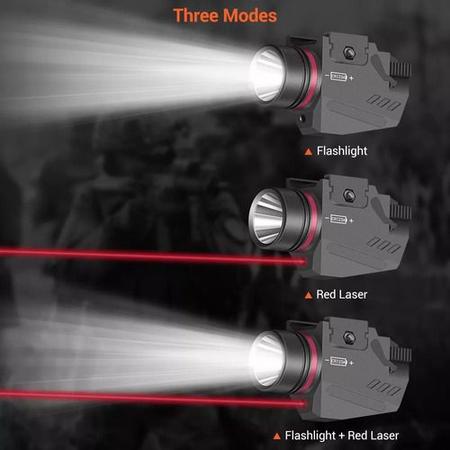 Lanterna Tactical P Led Red Dot Laser Vermelho Pisto - Pool Imagem de Lanterna Tactical P Led Red Dot Laser Vermelho Pisto