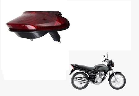 Imagem de Lanterna Traseira Com Soquete e Chicote Sem Lâmpada Com Lente Vermelha Honda Cg Titan Fan 125 Ano 2000 2001 2002 2003 2003 2004 2005 2006 2007 2008