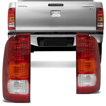 Imagem de Lanterna Traseira Hilux SR SRV 2005 2006 2007 2008 2009 2010 2011 Tricolor