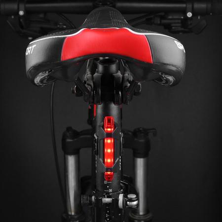 Imagem de Lanterna Traseira Pisca Noturno Potente Bike Bicicleta Mochila Capacete Recarregável Led 4 Modos Jws