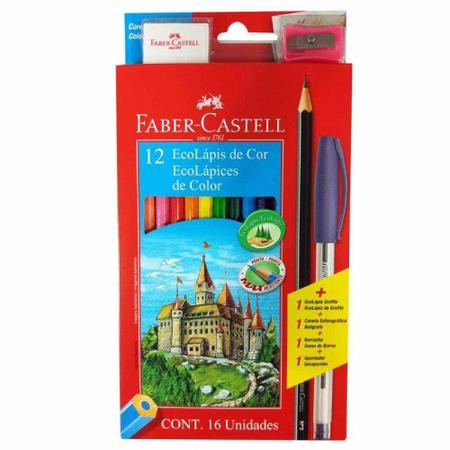 Imagem de Lápis de Cor 12 Cores Faber Castell