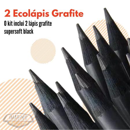 Faber-Castell Black Edition lápis de cor feito de madeira preta