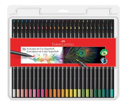 Imagem de Lapis de Cor 50 Cores Supersoft Faber Castell