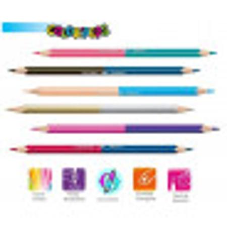 Lápis de cor 12 cores 11.1200N+2G - Multicolor - Lepok