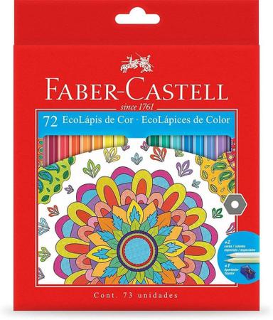 Imagem de Lápis de Cor Ecolápis Faber Castell 72 cores