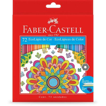 Imagem de Lápis de cor Faber Castell eco lápis com 72 cores