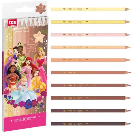 Imagem de Lápis de Cor Princesas Disney Tons da Pele 10 Cores - Tris
