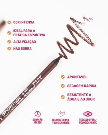 Imagem de Lápis de Olhos Sport EyePencil Marrom 1,2g - Pink Cheeks