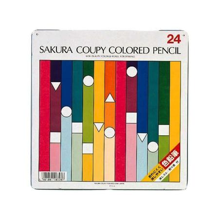 Imagem de Lápis Integral Sakura Coupy Colored Pencil com 24 Cores