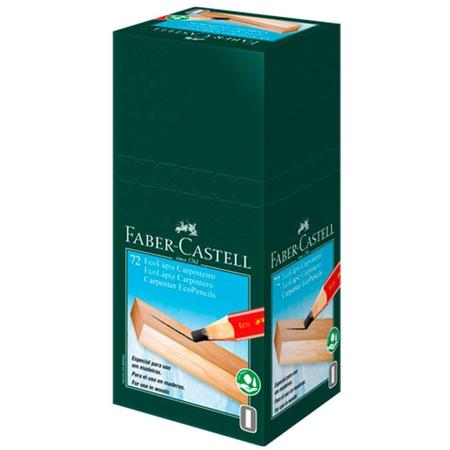 Imagem de Lápis para Carpinteiro/Marceneiro Faber Castell Embalagem com 72 Unidades
