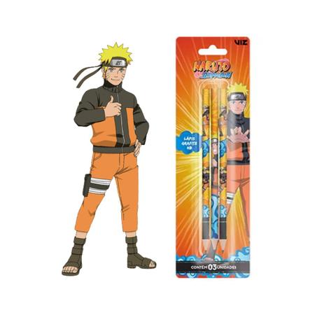 Lápis de Escrever Naruto - Tris