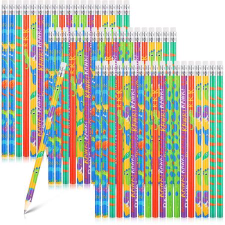 Imagem de Lápis Teling Dinosaur com borracha para crianças 36 peças