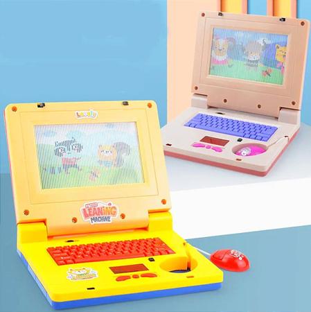 Imagem de Laptop De Brinquedo Computador Educativo Infantil Som E Luz