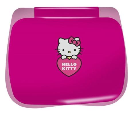 Imagem de Laptop Educativo Hello Kitty Aprenda Brincando Bilingue Português Ingles Computador Infantil