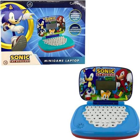 Laptop Infantil Sonic Hedgehog Português e Inlgês Bilíngue - Candide -  Laptop / Notebook Infantil - Magazine Luiza