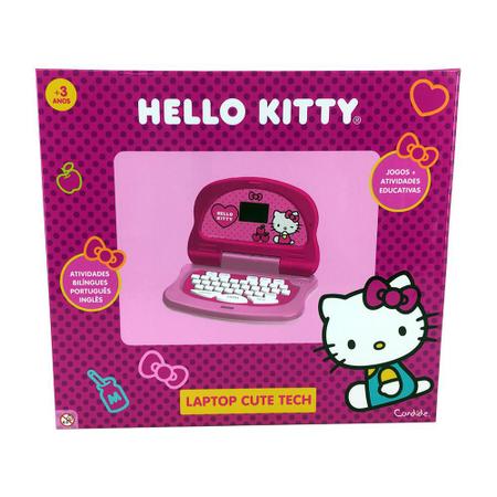 Imagem de Laptop Infantil Educativo Candide Hello Kitty Tech Bilíngue