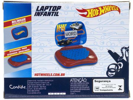 Imagem de Laptop Infantil Hot Wheels Emite Som Candide