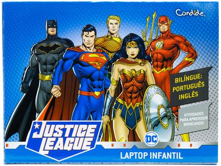 Laptop Infantil Liga da Justiça Bilíngue - 9620 - Candide - Dorémi