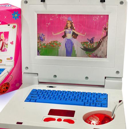 Computador De Brinquedo Notebook Educativo Rosa Com Som Luz - Fun Game -  Laptop / Notebook Infantil - Magazine Luiza