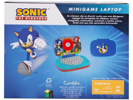 Imagem de Laptop Infantil Sonic Bilingue Emite Som Candide