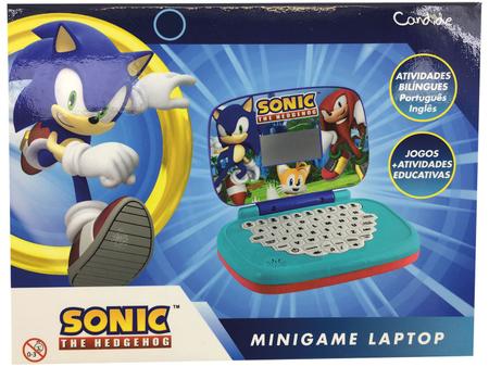 Laptop Infantil Sonic Hedgehog Português e Inlgês Bilíngue - Candide -  Laptop / Notebook Infantil - Magazine Luiza