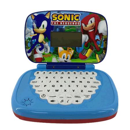 Laptop Infantil Sonic Hedgehog Português e Inlgês Bilíngue - Candide -  Laptop / Notebook Infantil - Magazine Luiza