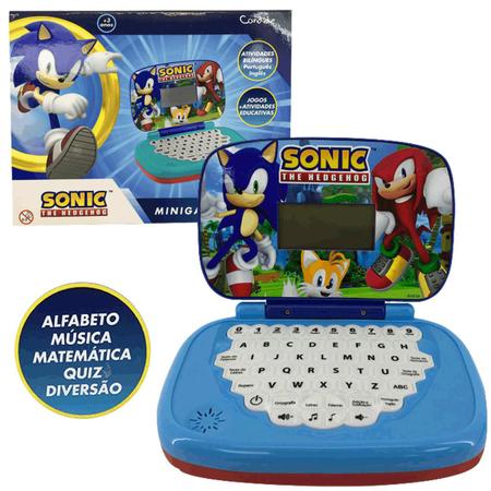 Laptop Infantil Sonic Hedgehog Português e Inlgês Bilíngue - Candide -  Laptop / Notebook Infantil - Magazine Luiza
