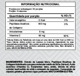 Imagem de Laranja Moro 500mg + Verisol 400mg + Vitamina C 60 cápsulas Lot Nutrition