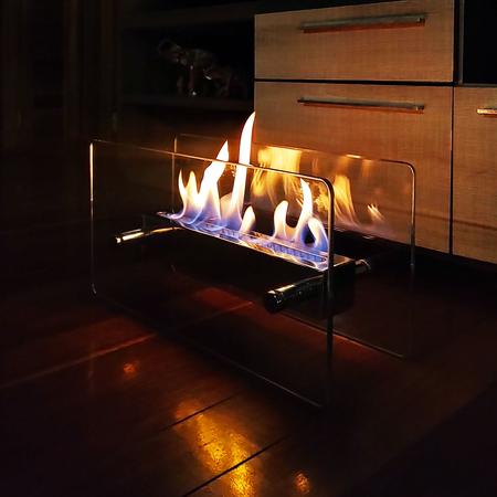 Imagem de Lareira Ecológica Portátil Queimador Inox 40cm Etanol/Álcool Magic Fire