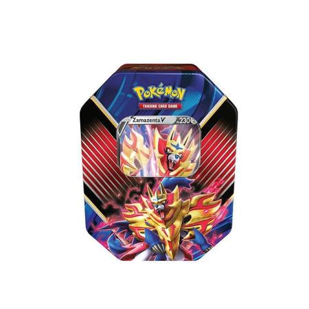 Lata Pokémon Lendas de Galar Zamazenta V - Copag - Deck de Cartas -  Magazine Luiza