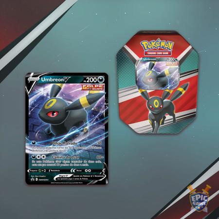 Pokémon TCG: Lata Colecionável Heróis V - Umbreon V - Pokémon Company -  Deck de Cartas - Magazine Luiza