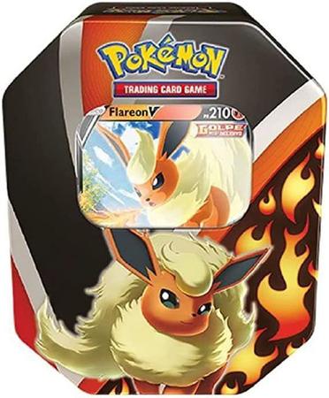 Coleção Cartas Pokemon Evoluções de Eevee Herois V Lata 25 Cartas - Copag -  Deck de Cartas - Magazine Luiza