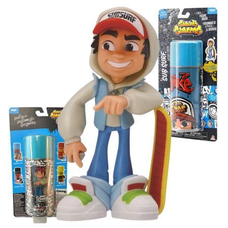 Mini Boneco Jake Subway Surfers Colecionável Com Suporte