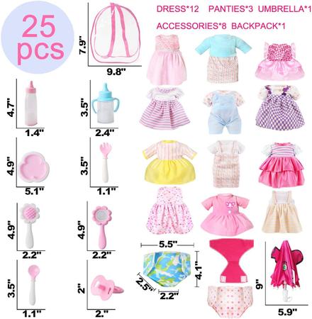 Baby doll girl best sale clothes