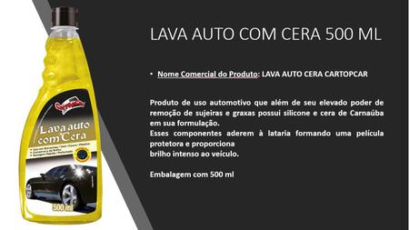 Imagem de Lava Auto com Cera de Carnaubo CarTopCar 500 ml