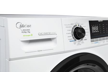 Imagem de Lava e Seca Midea Storm Wash Inverter 10,2kg Branca LSE10B2  220 Volts