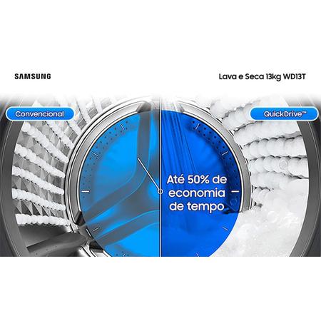 Imagem de Lava e Seca Samsung 13 Kg Motor Inverter Inox PT 220V 