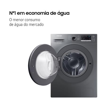 Imagem de Lava e Seca Samsung WD11M com Digital Inverter WD11M4473PX Inox Look 11/7kg