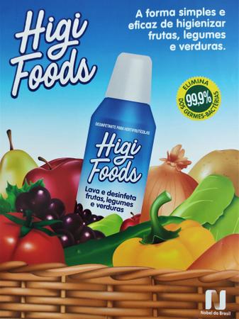 Imagem de Lava Legumes Desinfetante de Verduras Higi Foods 350ml