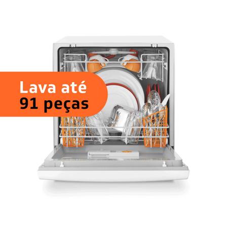Imagem de Lava Louças 8 Serviços Brastemp Compacta Prata com Ciclo Pesado - BLF08AS