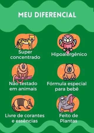 Imagem de Lava Roupas Baby Bioz Green Peças Delicadas Fórmula Com Ingredientes Naturais 1 Litro Biodegradável