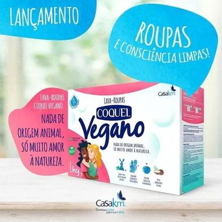 Lava Roupas Pó Coquel Vegano 800ml