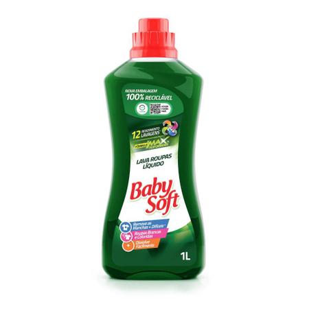 Imagem de Lava roupas liquido baby soft max performance - verde 1l