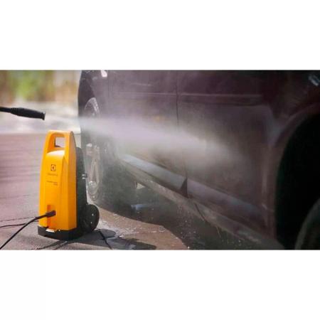 Imagem de Lavadora de Alta Pressão Electrolux EWS30 Power Wash, 1800 PSI, 1450W, Econômica, Stop Total, Acessórios, Amarela