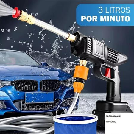 Imagem de Lavadora De Alta Pressão Recarregável Portátil Para Carros - VAPORTOP